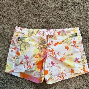 Cynthia Rowley women’s size 10 shorts, orange, yellow, pink accents